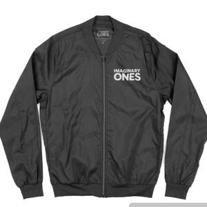 IO Imaginary Ones Bomber Jacket Black S Nwt
